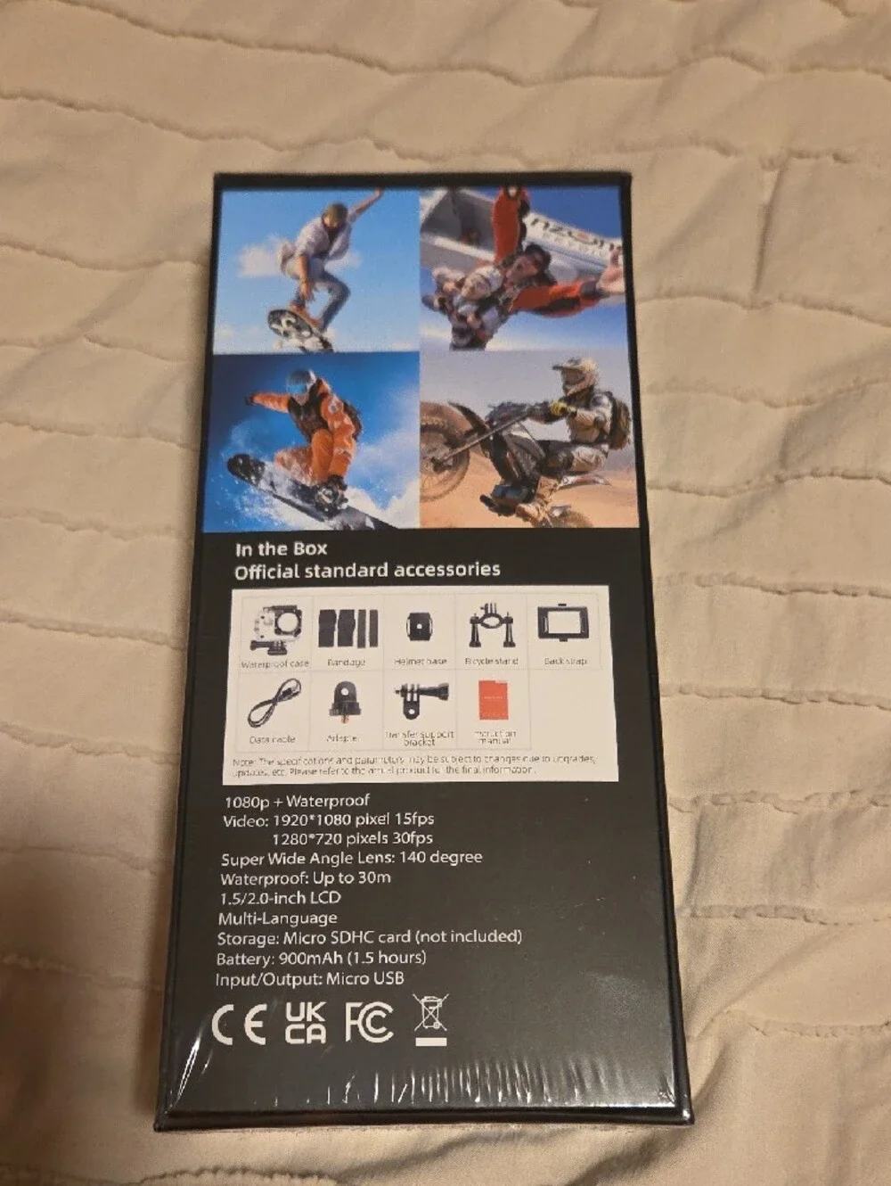 Nortech 3 Pro 4K Action Camera - Black/Clear